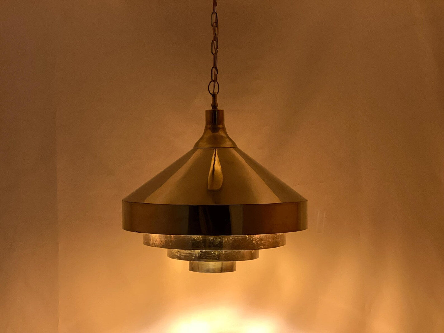 Vintage Inspired Gold Ceiling Lamp