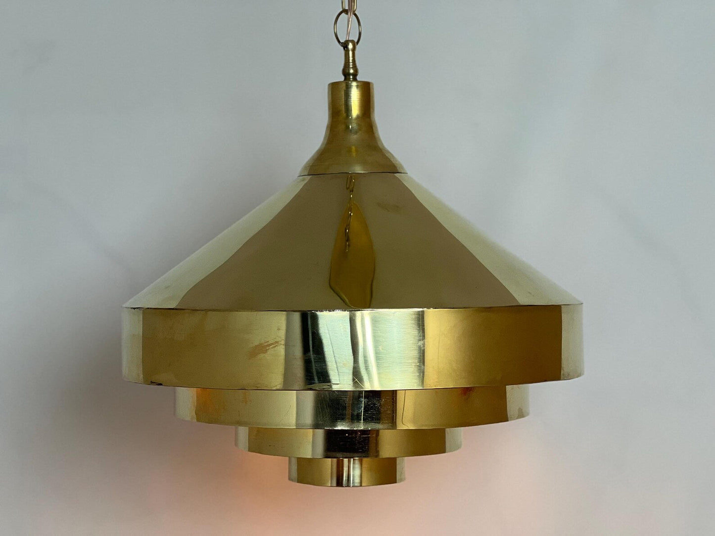 Vintage Inspired Gold Ceiling Lamp