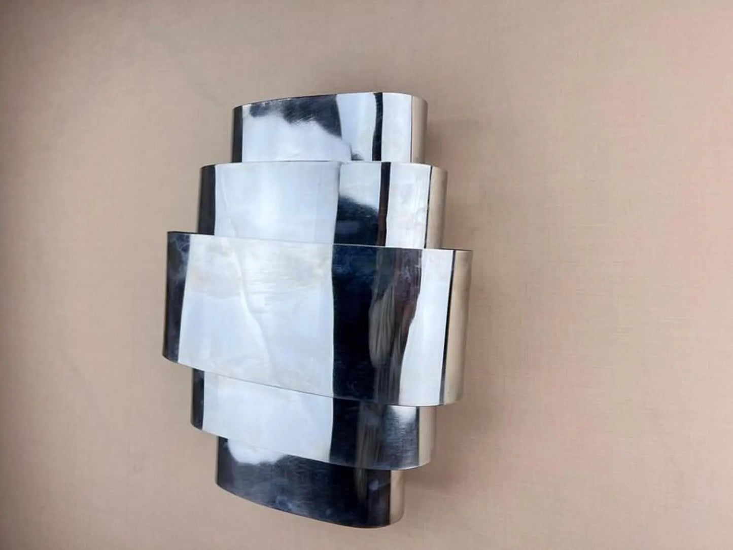 Silver Wall Sconce