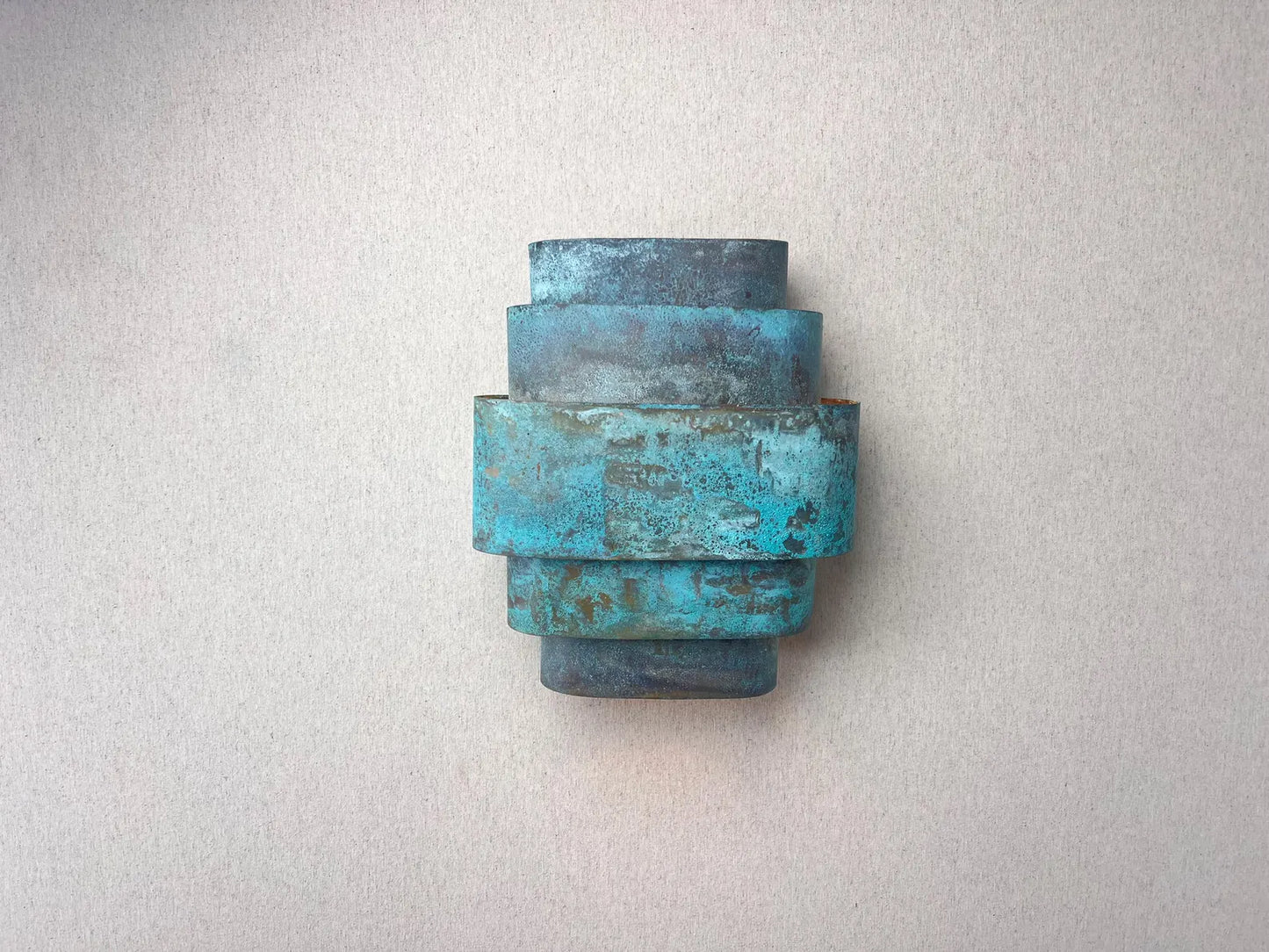 Lampe murale industrielle rustique