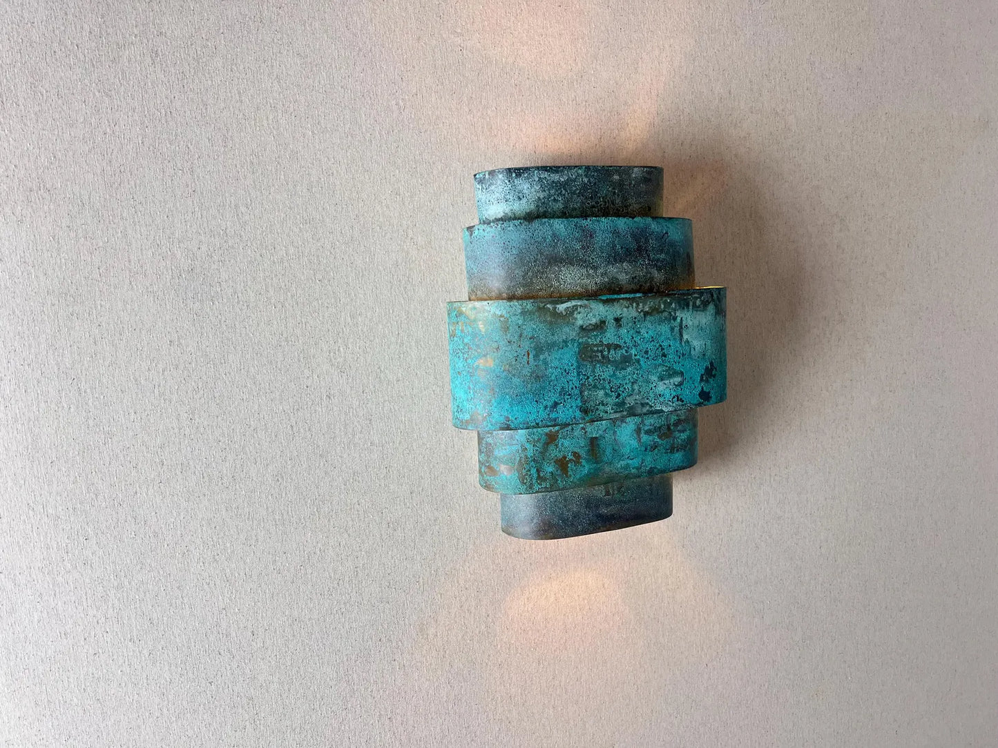 Lampe murale industrielle rustique