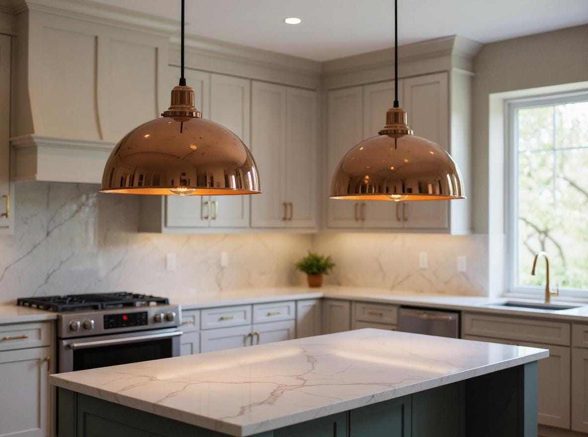 Handmade Polished Copper Dome Pendant Light: Moroccan Style