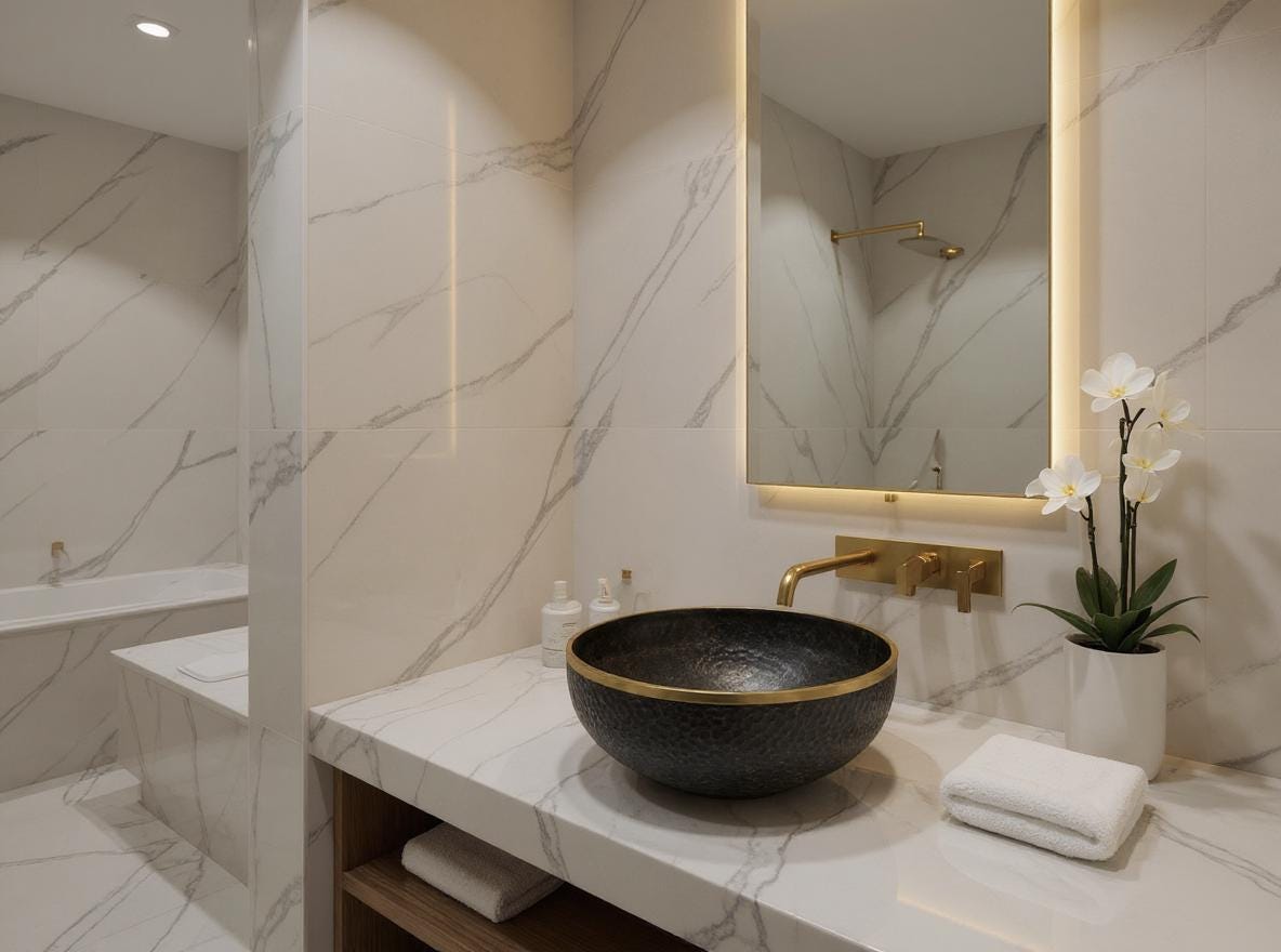 Handmade Black Patina Brass Sink: Hammered Moroccan Vessel Basin