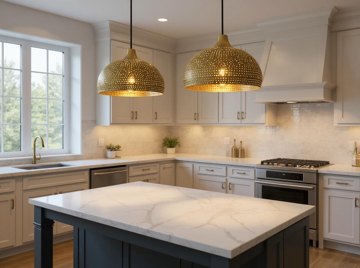 Moroccan Brass Pendant Lamp – Handmade Floral Ceiling Light for Boho, Mediterranean, or Contemporary Homes