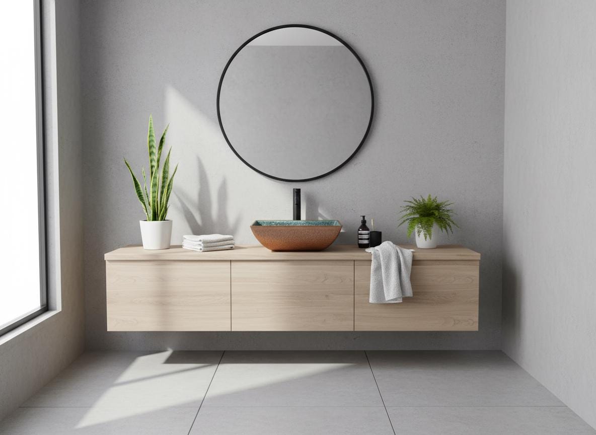 Handmade Hammered Copper Sink – Square Green Patina Vessel Basin